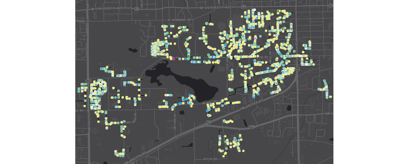 University Of Florida Sanitary Sewer GIS Mapping DRMP 2a UF 