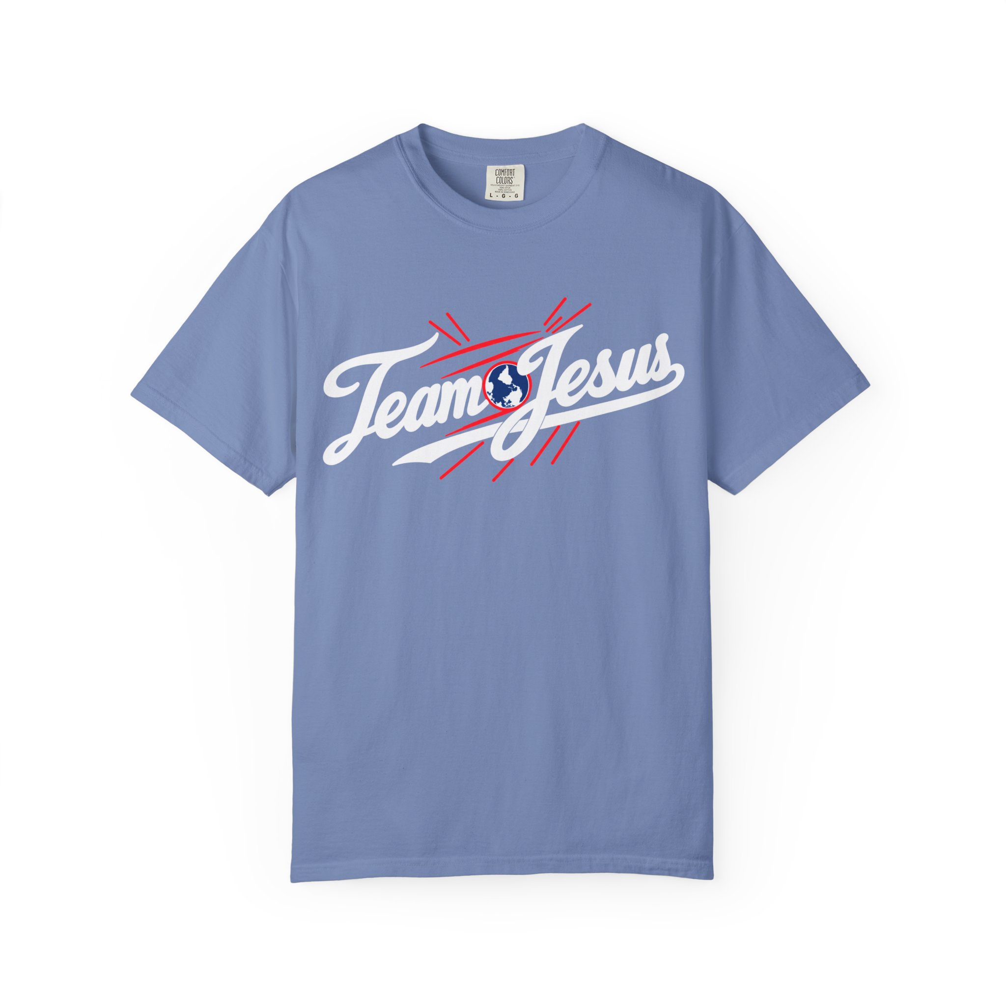 TEAM JESUS “World Upside Down” Garment-Dyed T-Shirt | Acts 17:6