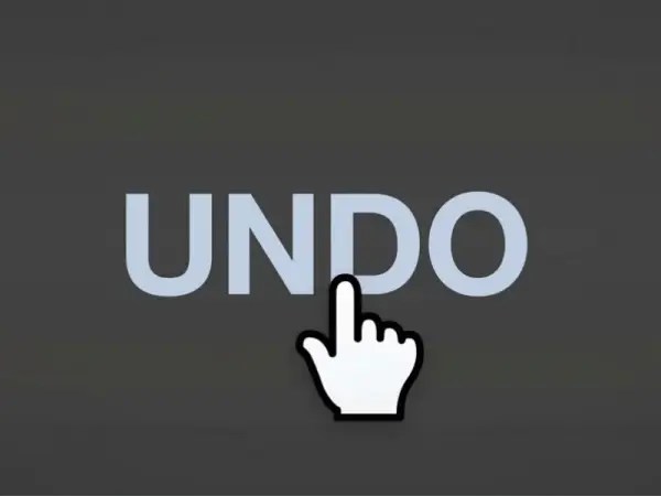 undo
