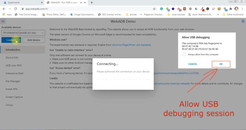 How To Run Adb From Web Browser Without Installing Adb Drivers Webadb - Perfect 8K Space Designs | Free Download