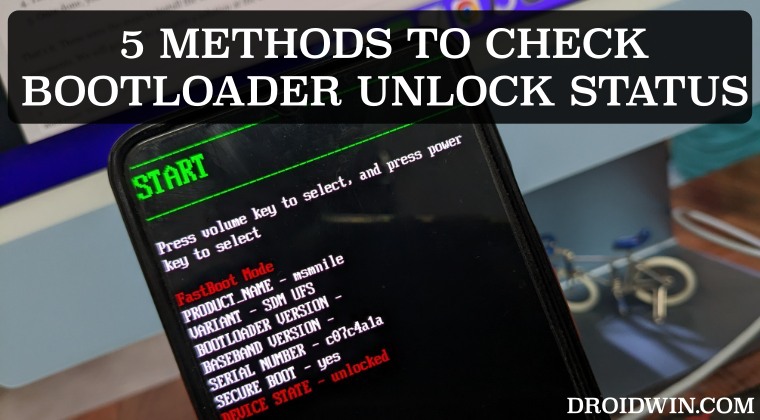 How to check bootloader unlock status [5 methods] [video]