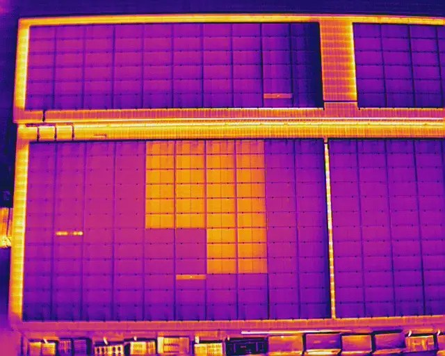 rooftop solar panel inspection