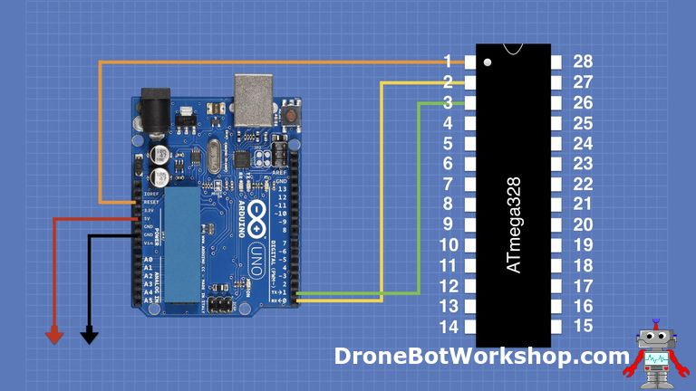 From Arduino to ATmega328 | DroneBot Workshop