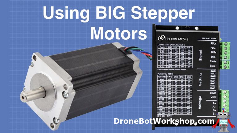 Using BIG Stepper Motors with Arduino