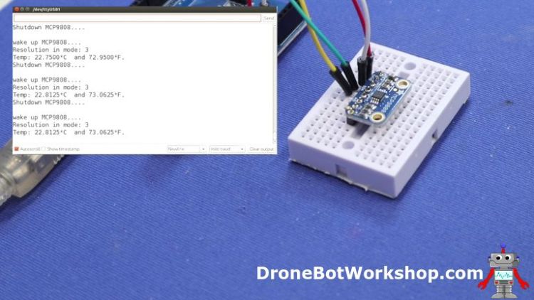 Measure Temperature with Arduino - 5 Sensors