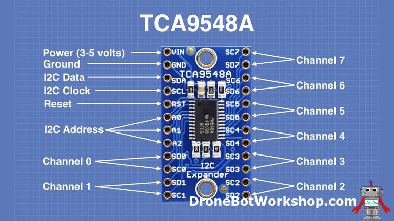 Multiple I2C Buses with an Arduino and TCA9548A Module