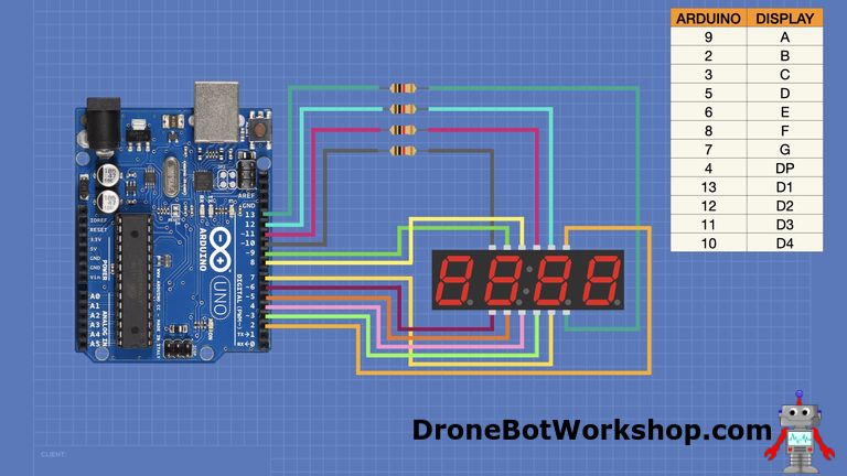 LED Displays with Arduino | DroneBot Workshop