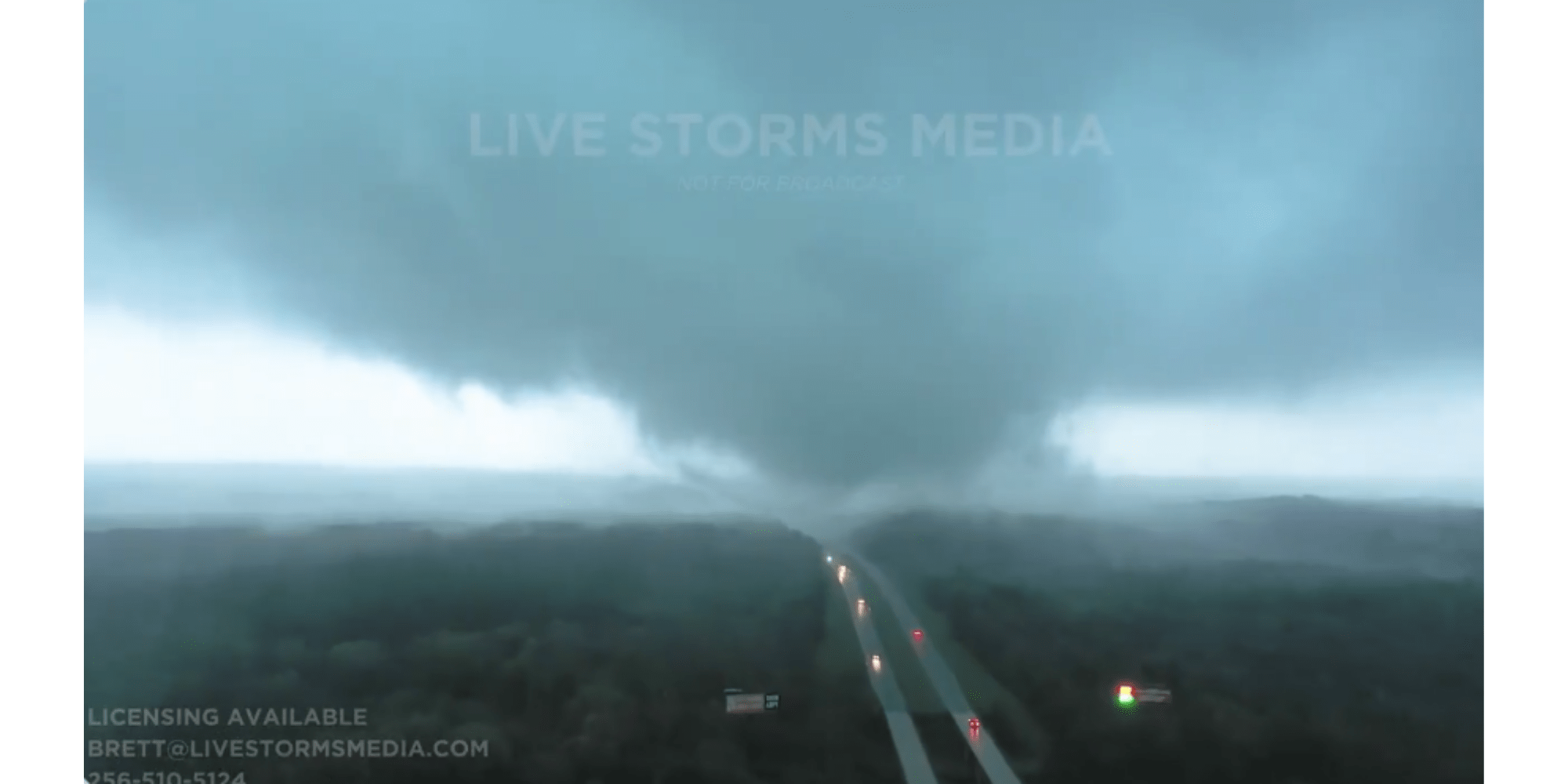 Drone footage reveals tornado devastation in Alabama