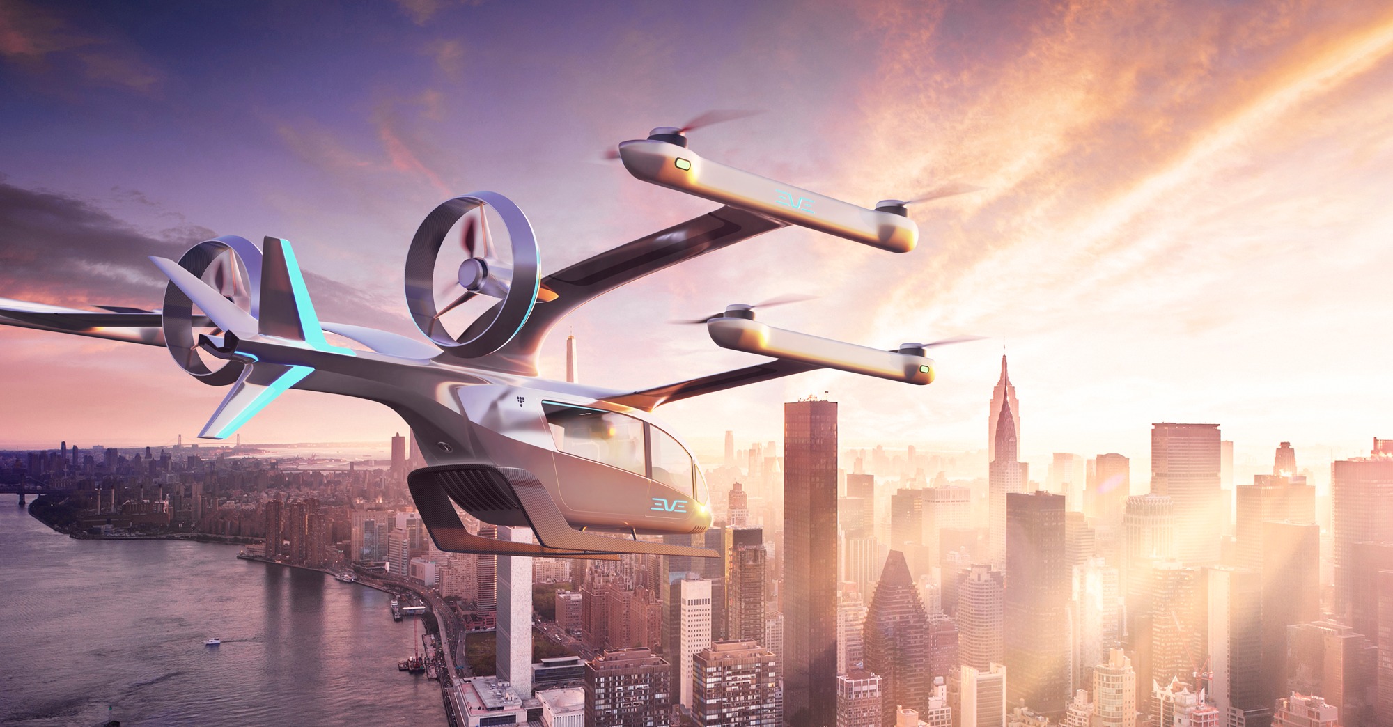 Eve eVTOL UAM Embraer easa anac air taxi certification