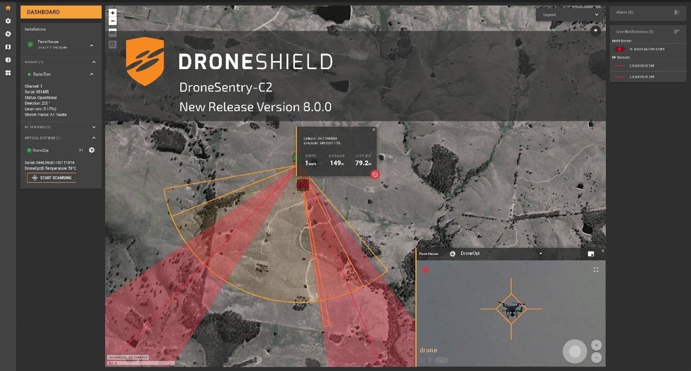DroneShield's counter-drone software gets major software update