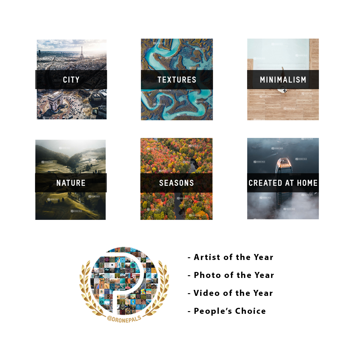 The 2020 Drone Pals Awards Categories