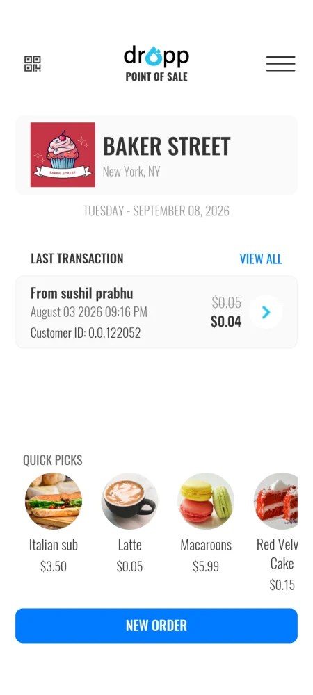 Dropp Merchant POS App