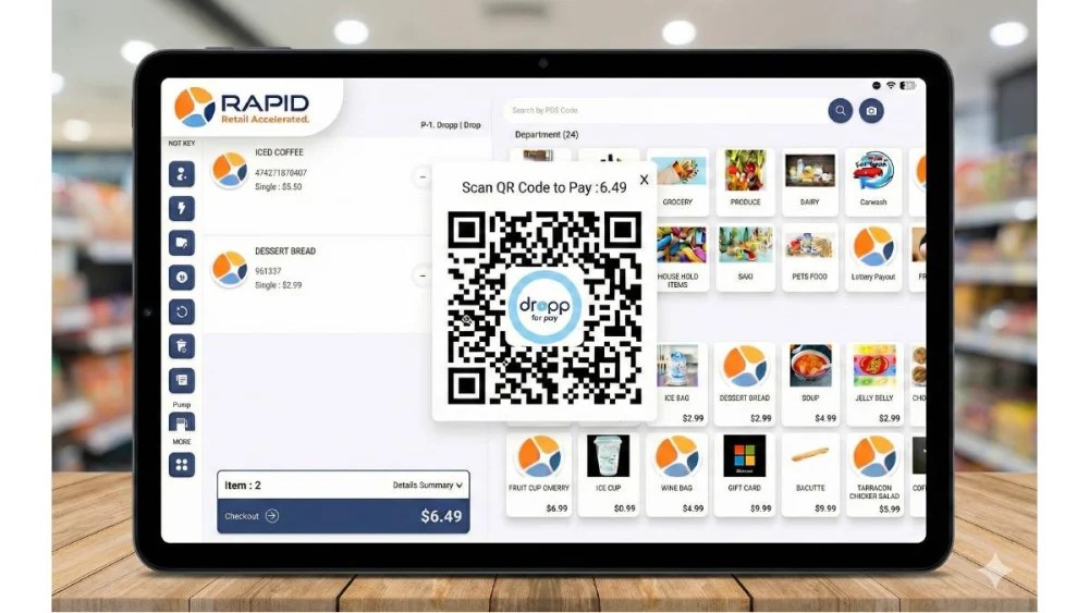 RapidRMS POS with Dropp