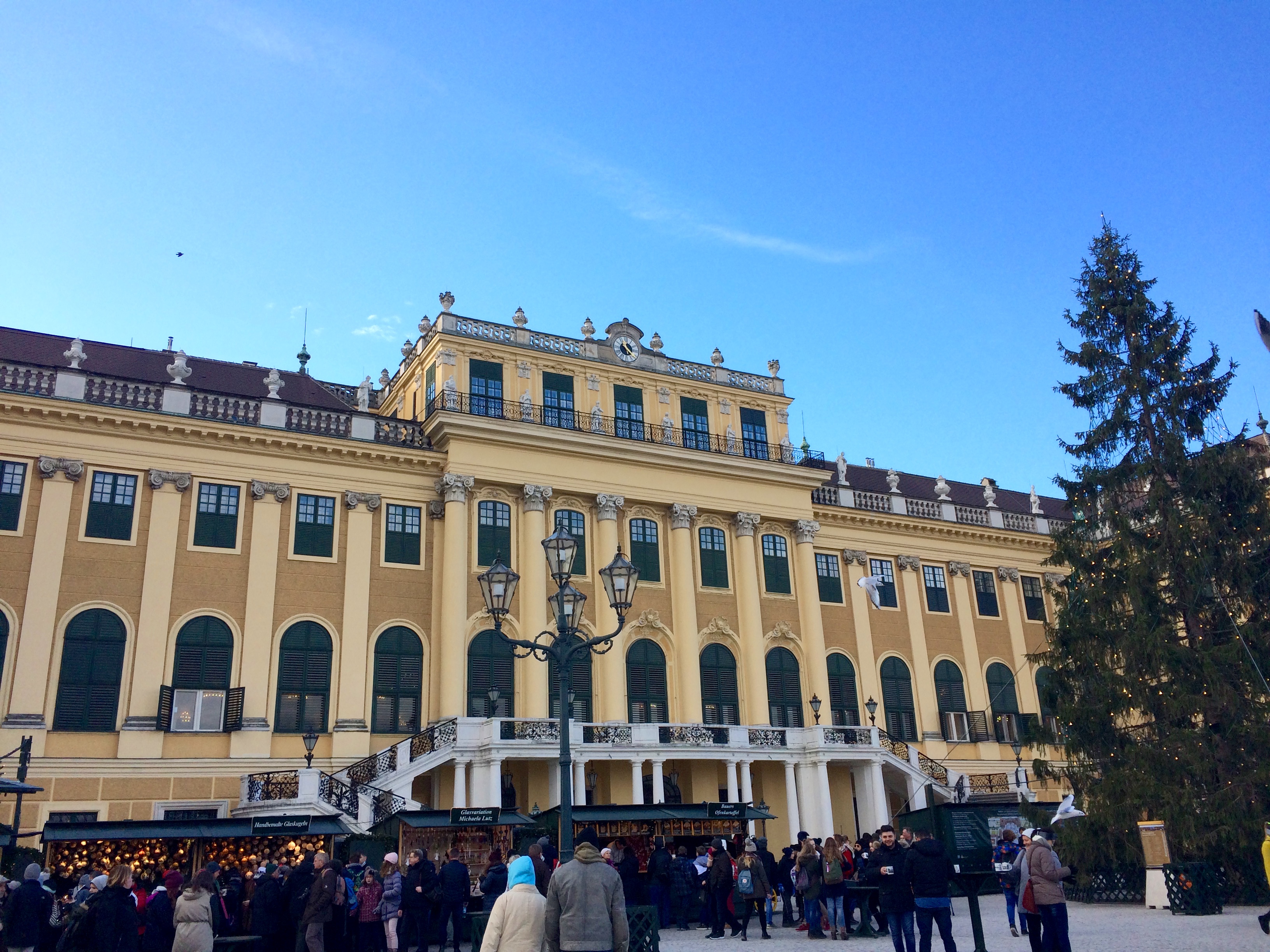Outside of the palace