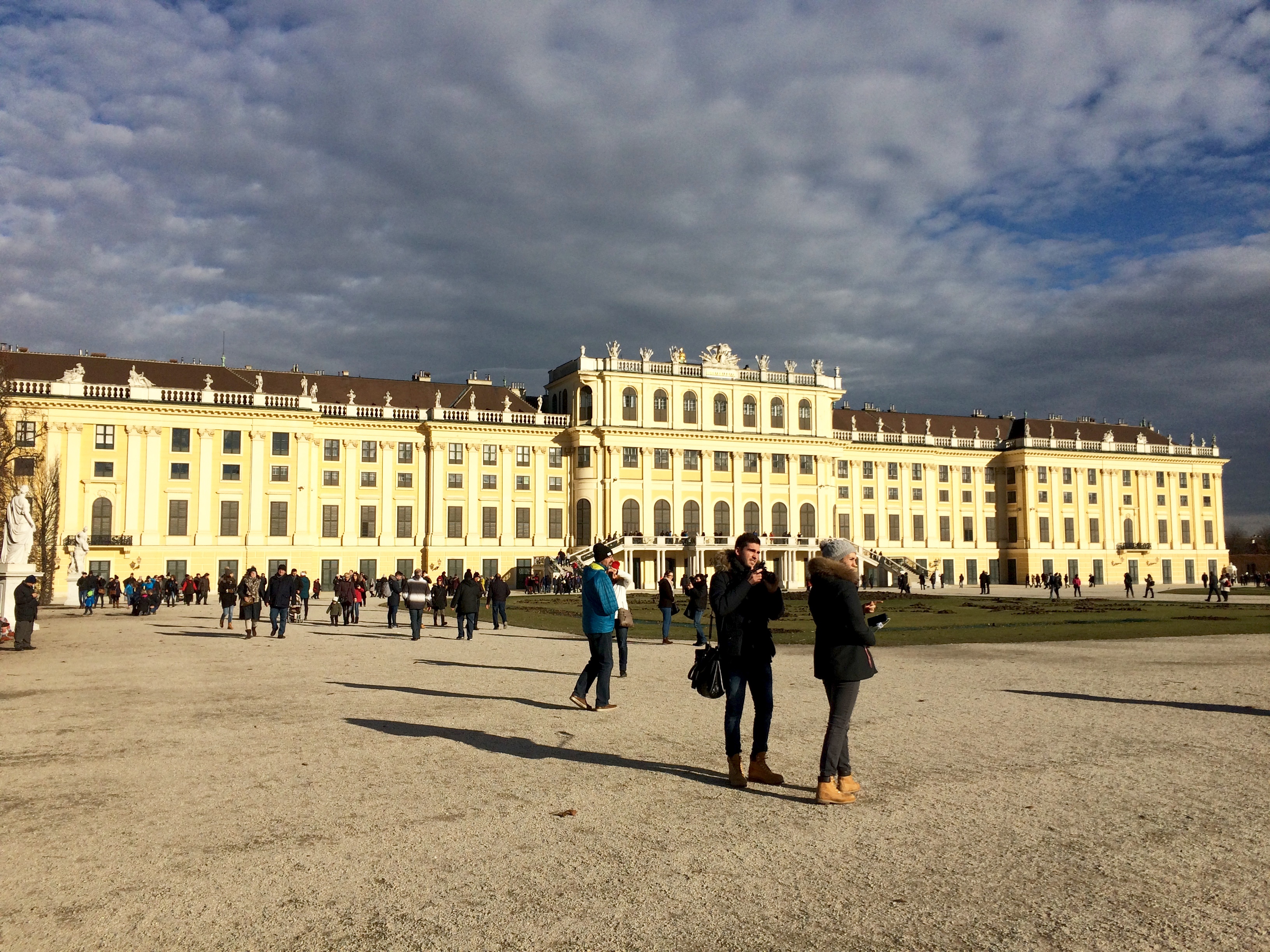 Outside of the palace