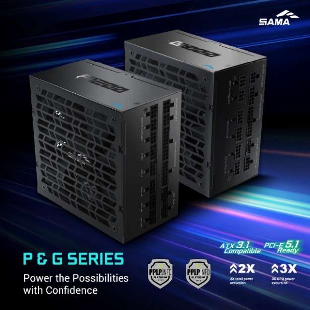 Read more about the article SAMA Launches Complete P and G Series Power Supplies with ATX 3.1 and 12V-2×6 Support for High-Performance PC Builds