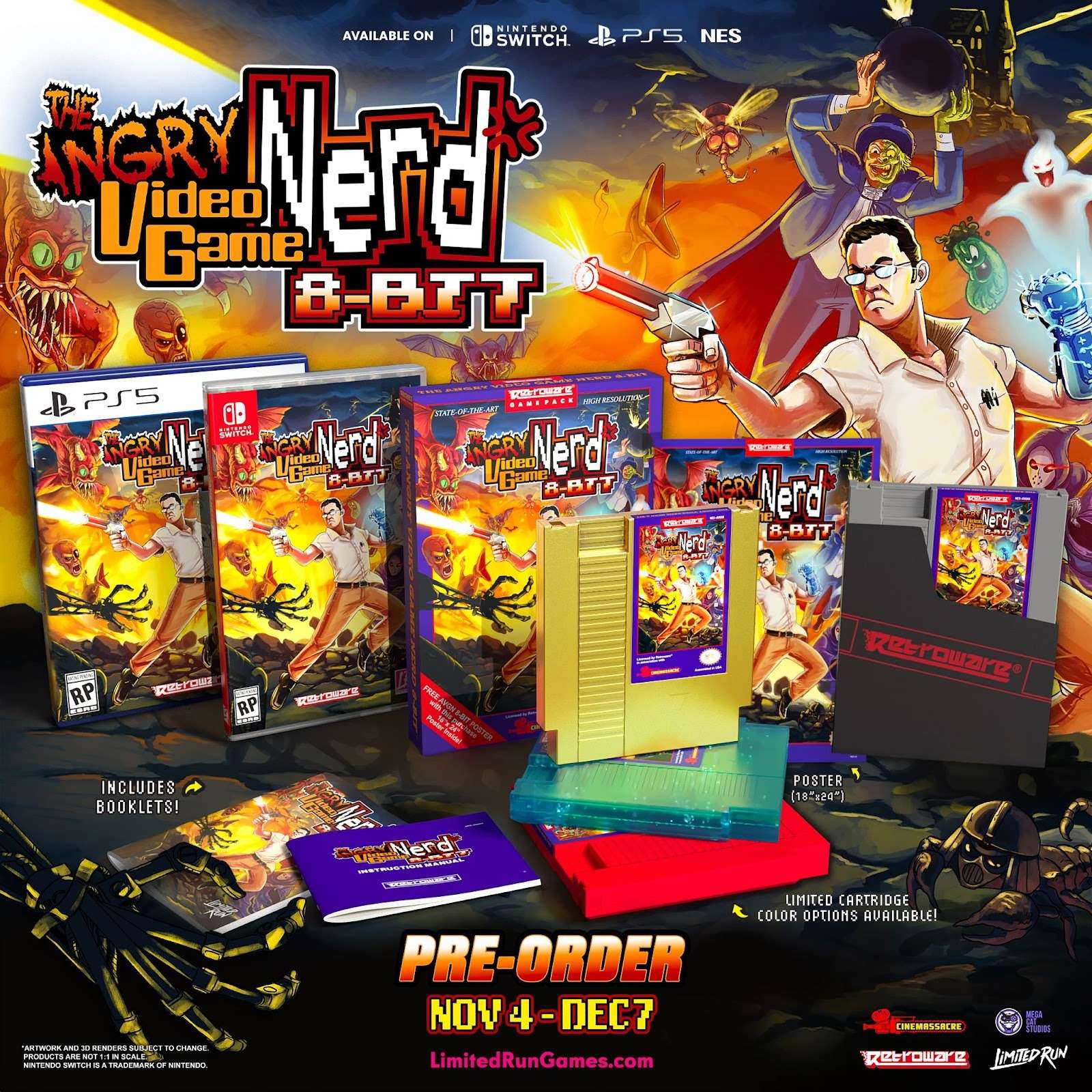 You are currently viewing Pre-orders For The Angry Video Game Nerd 8-Bit Physical Editions Close Next Sunday