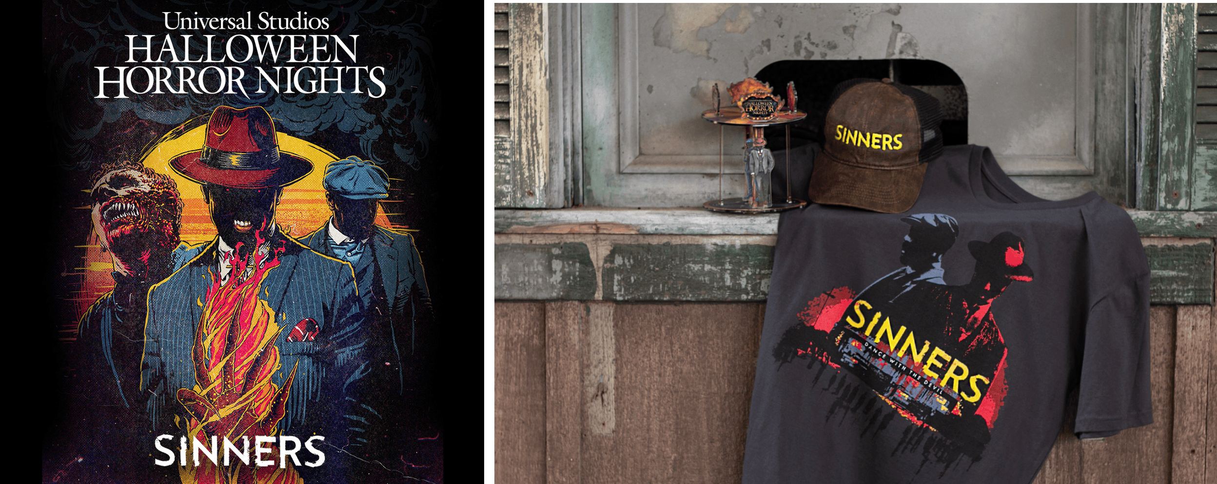 Read more about the article Universal Studios Hollywood and Universal Orlando Resort Invite Warner Bros. Pictures’ Sinners Into Their Iconic Gates for Halloween Horror Nights