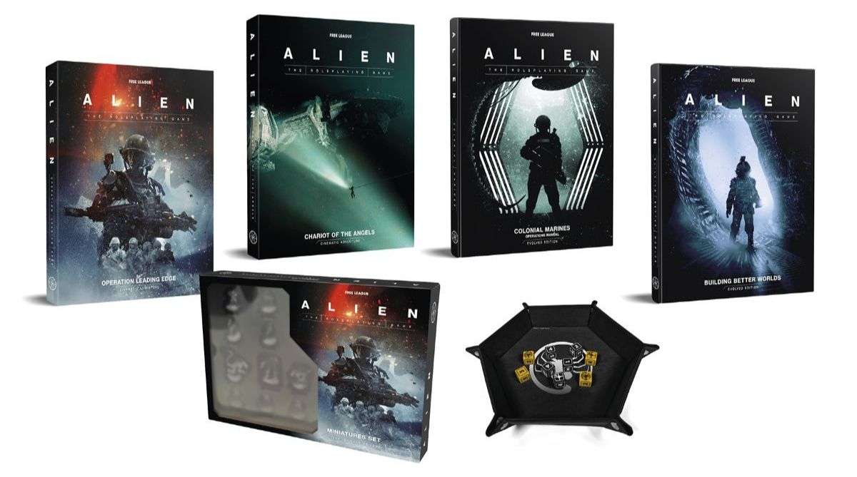 Read more about the article Operation Leading Edge – New Cinematic Adventure, Miniatures Set & Dice Tray For ALIEN The Roleplaying Game
