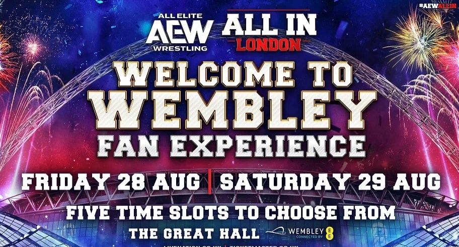 Read more about the article AEW All In: Welcome To Wembley Fan Experience To Take Place During AEW All In: London Weekend