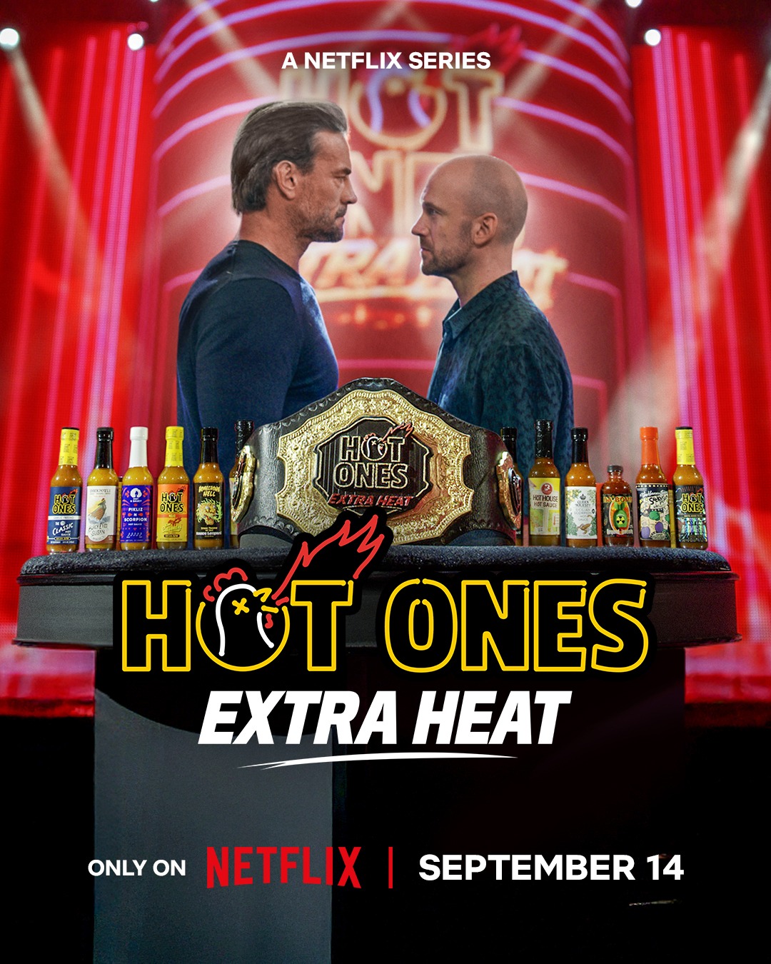 Read more about the article WWE SUPERSTAR CM PUNK WILL GO HEAD-TO-HEAD WITH THE WINGS OF DEATH IN A NEW EPISODE OF HOT ONES: EXTRA HEAT ON SEPTEMBER 14!