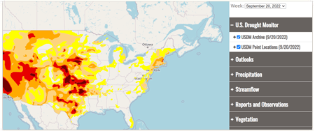 Us Drought Map Forecast West Megadrought Worsens To Driest In At Least MapViewer 