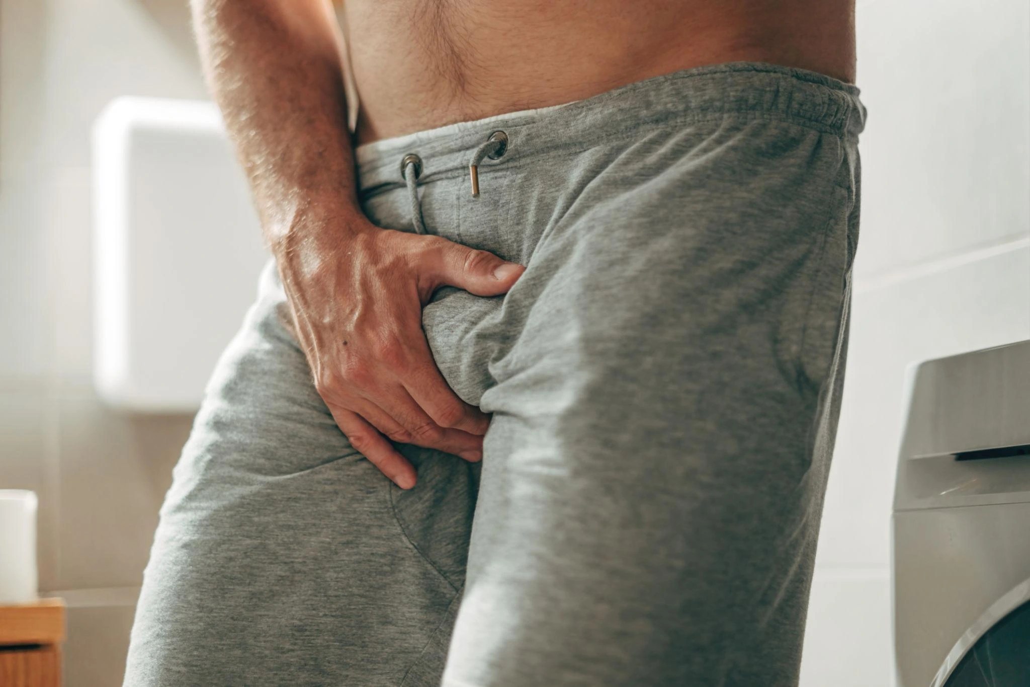 Prostatitis inflammation diagram in men