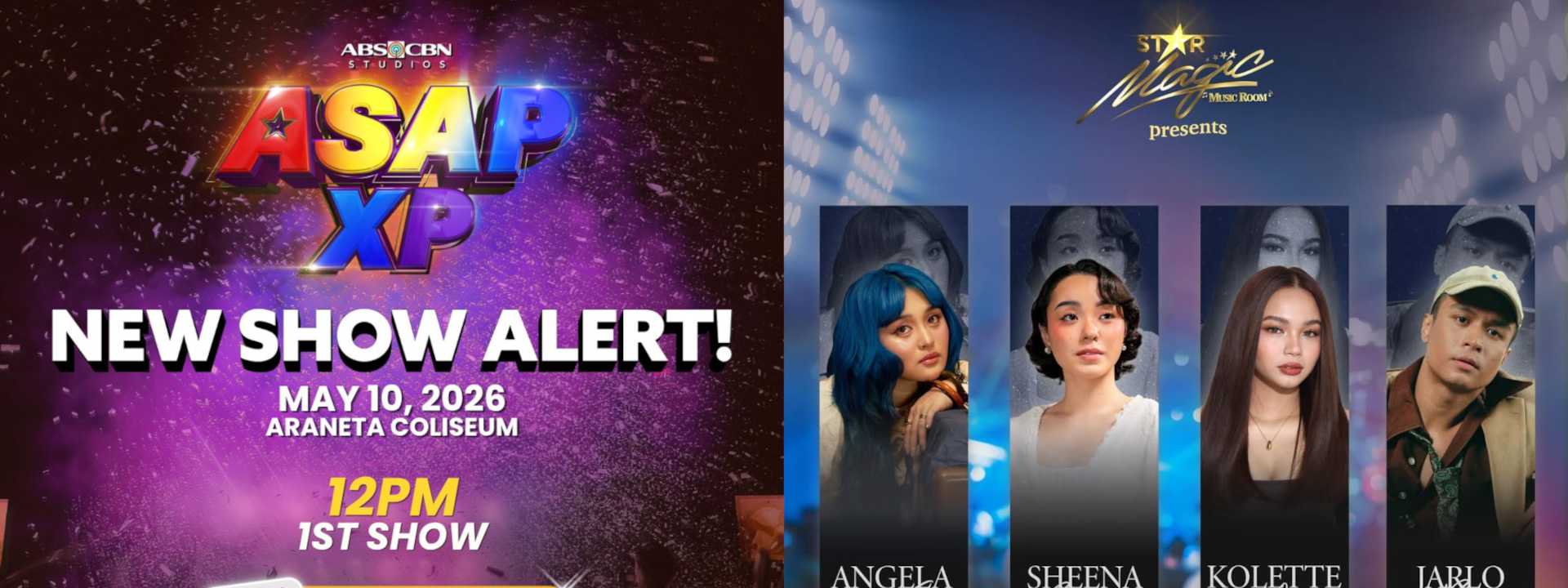 Entertainment: ASAP XP adds 2nd show at 19:00, Star Magic launches Music Room