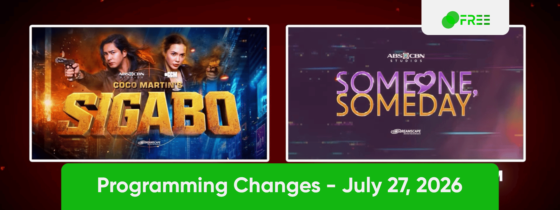 PH TV Update: Programming changes for ABS-CBN and TV5 Primetime block on July 27, 2026 + SONA Airing