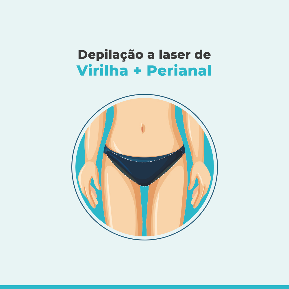 Depilação a laser de Virilha + Perianal