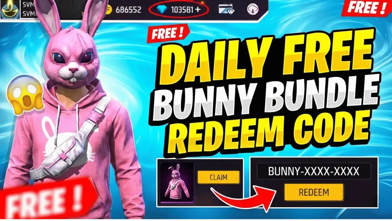 Free Fire Bunny Bundle 2026: आज का Redeem Code और फ्री में पाने की ट्रिक (Latest Update)