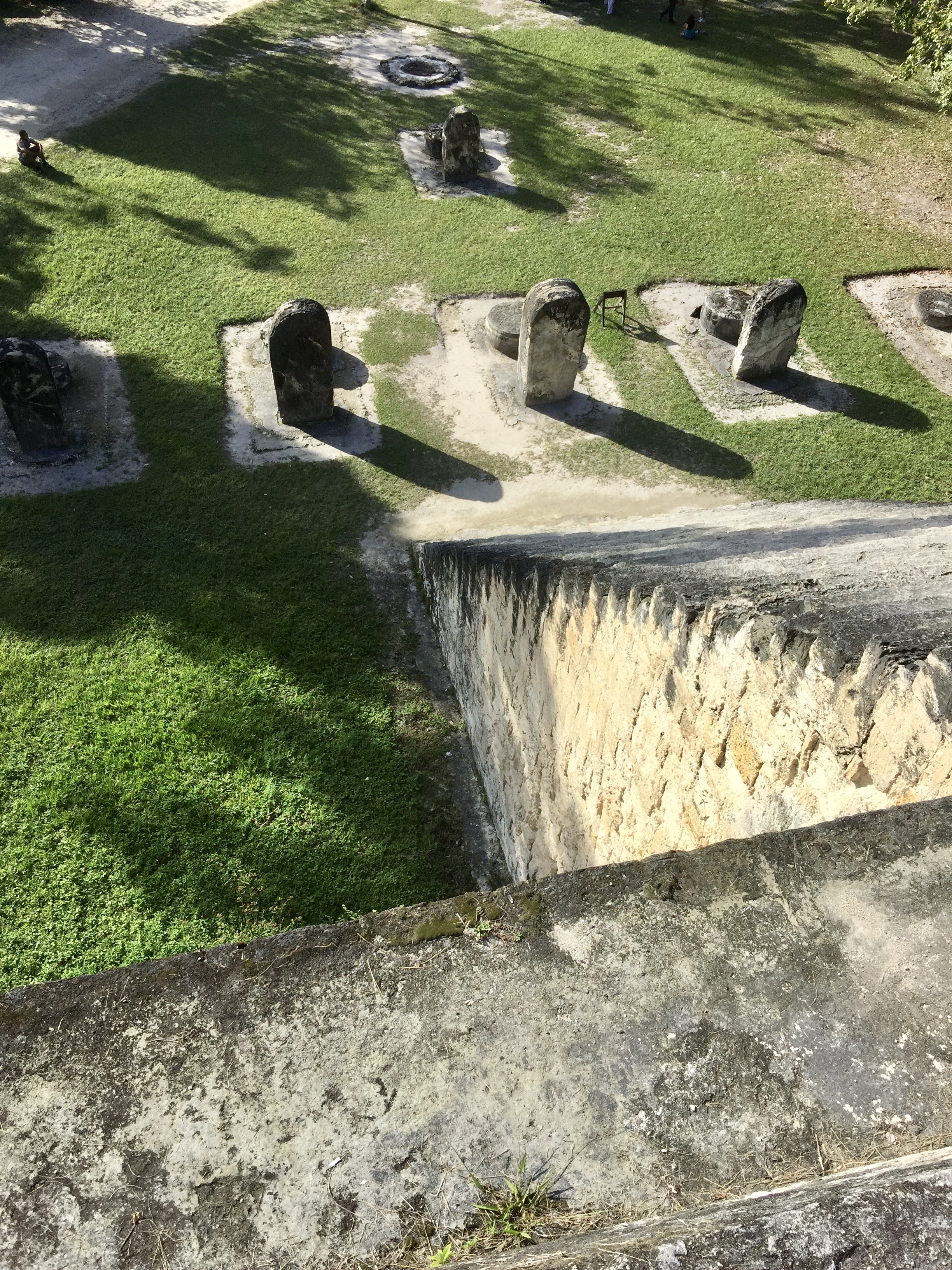 Looking down from the top