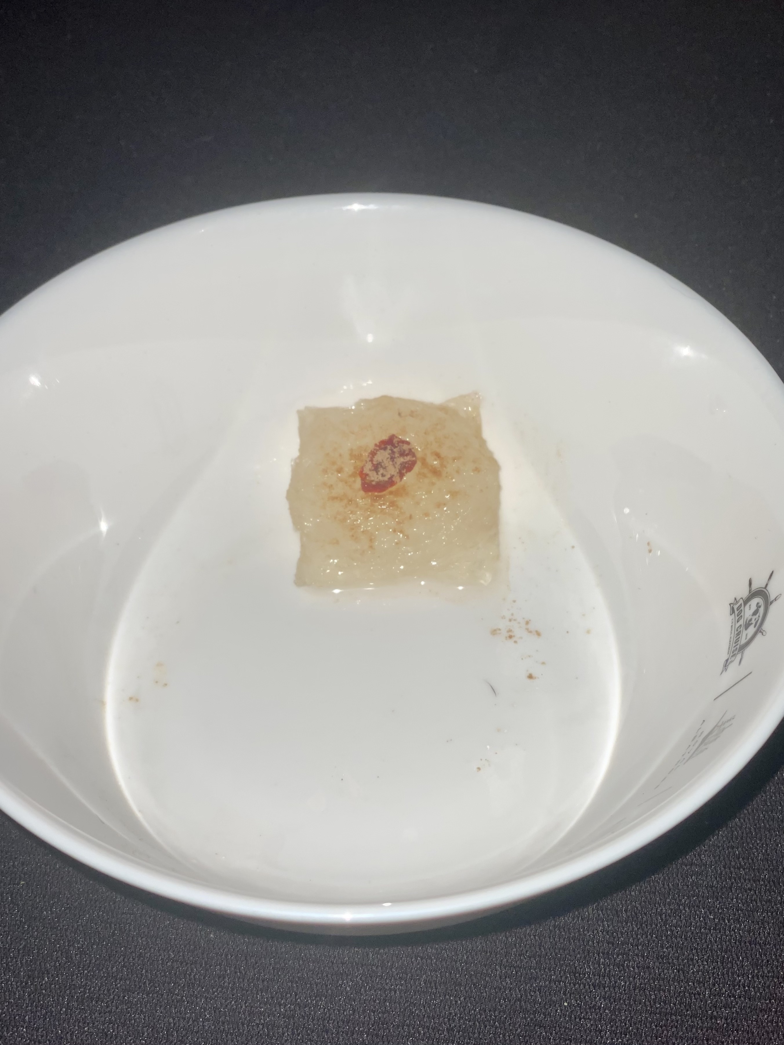 So that's what a dog dessert looks like