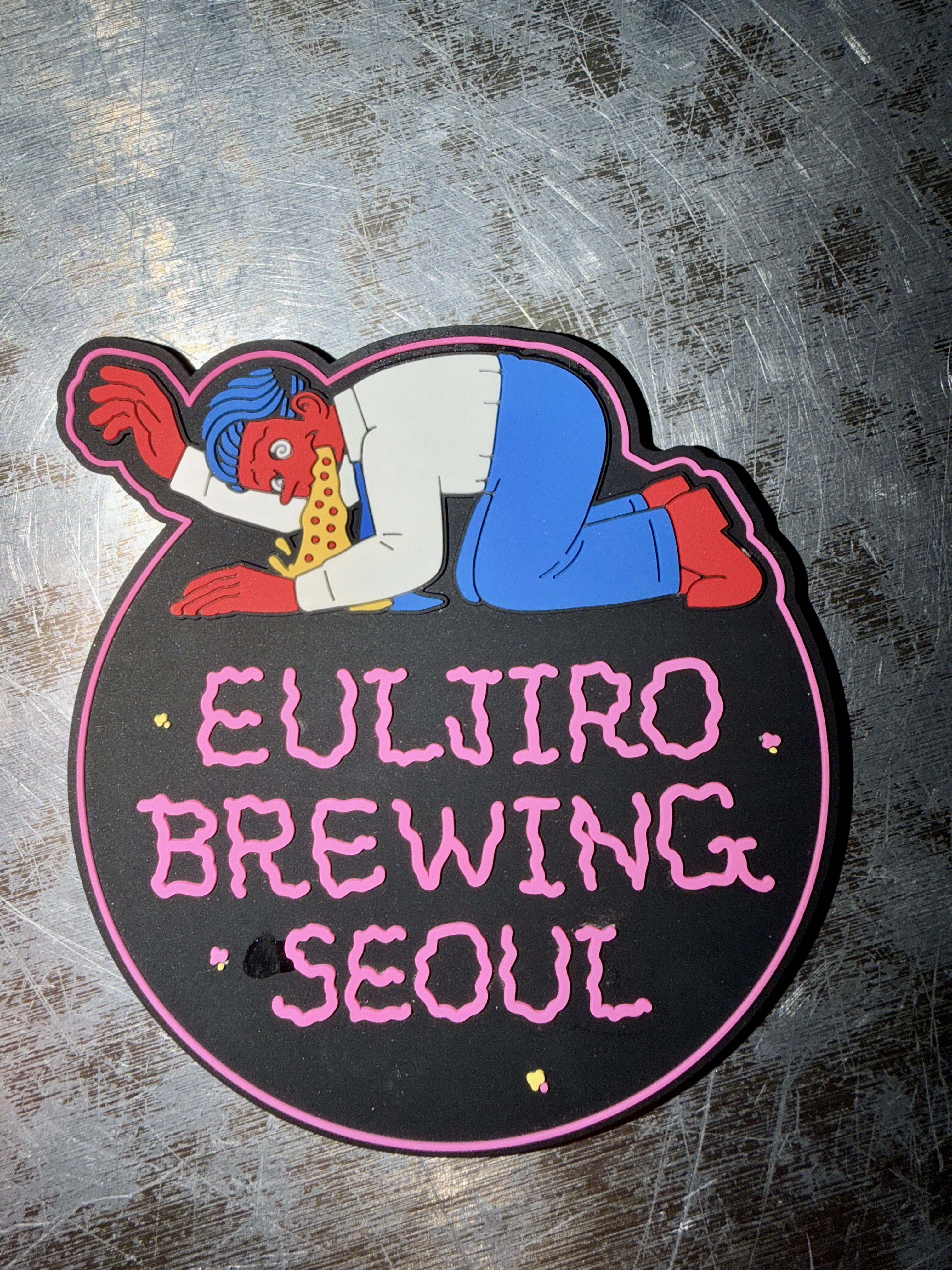 These rubber coasters were ₩15,000 (US$10.25) each!