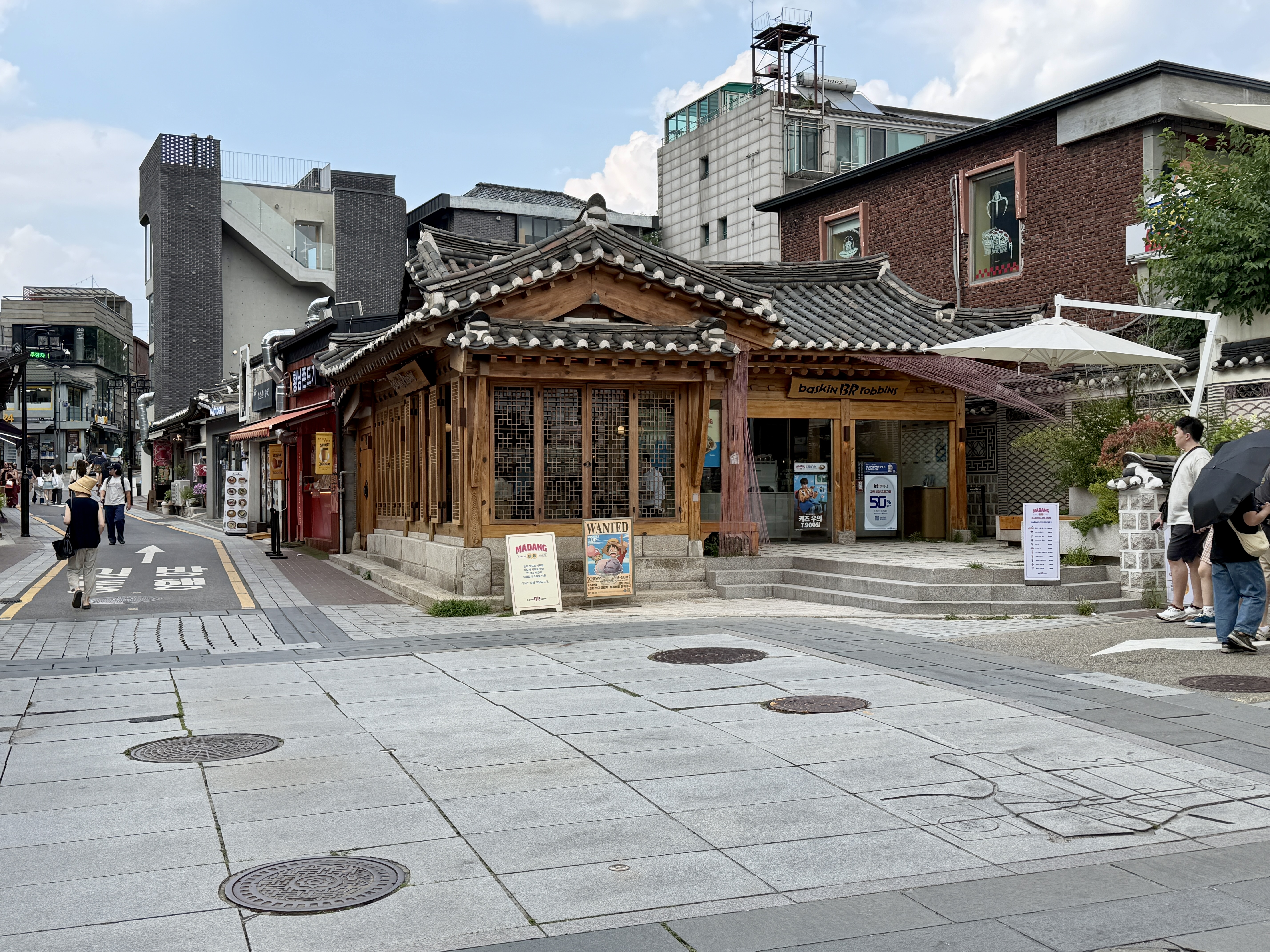 One of many unique-looking shops