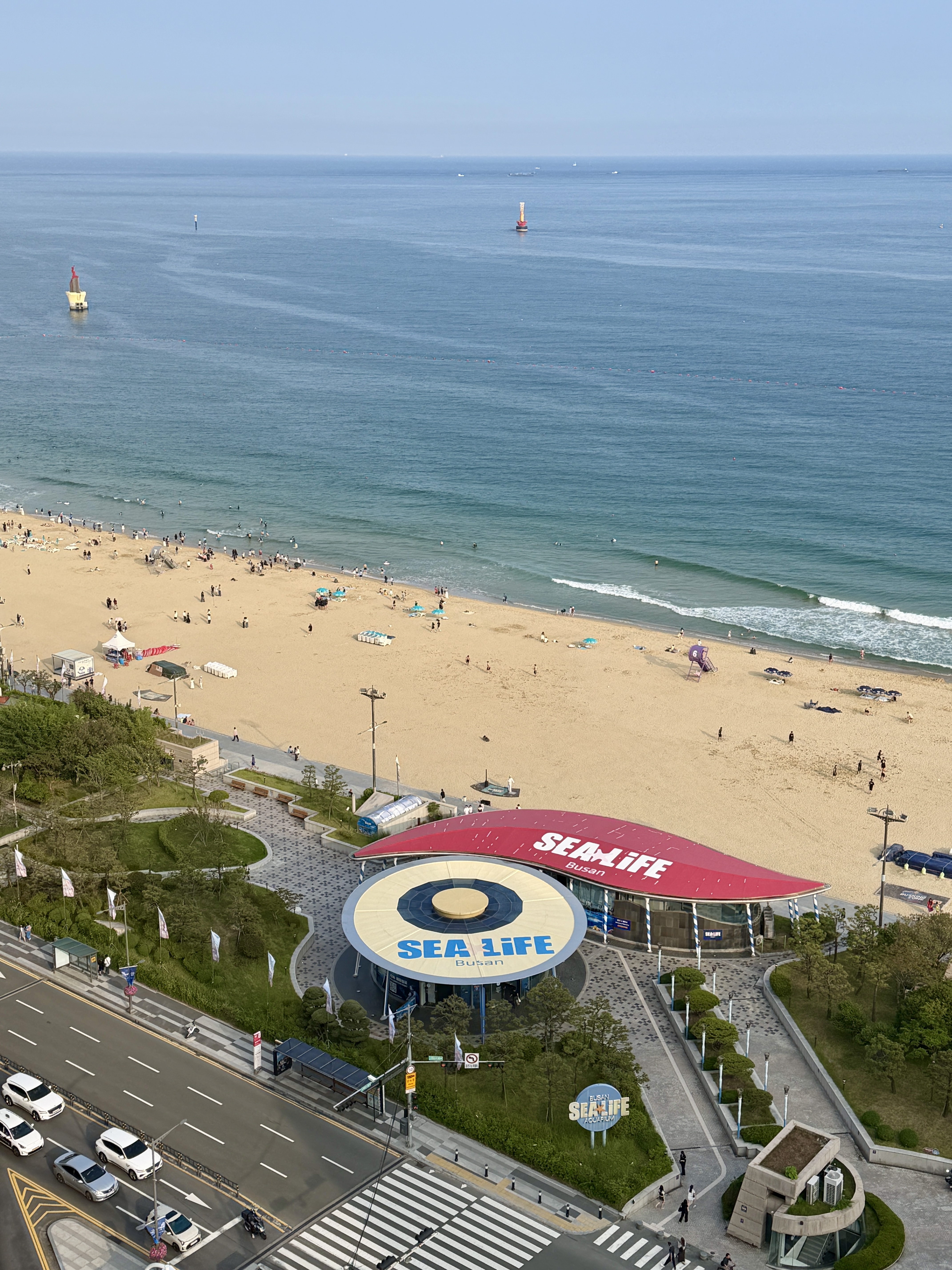 The view from our hotel window