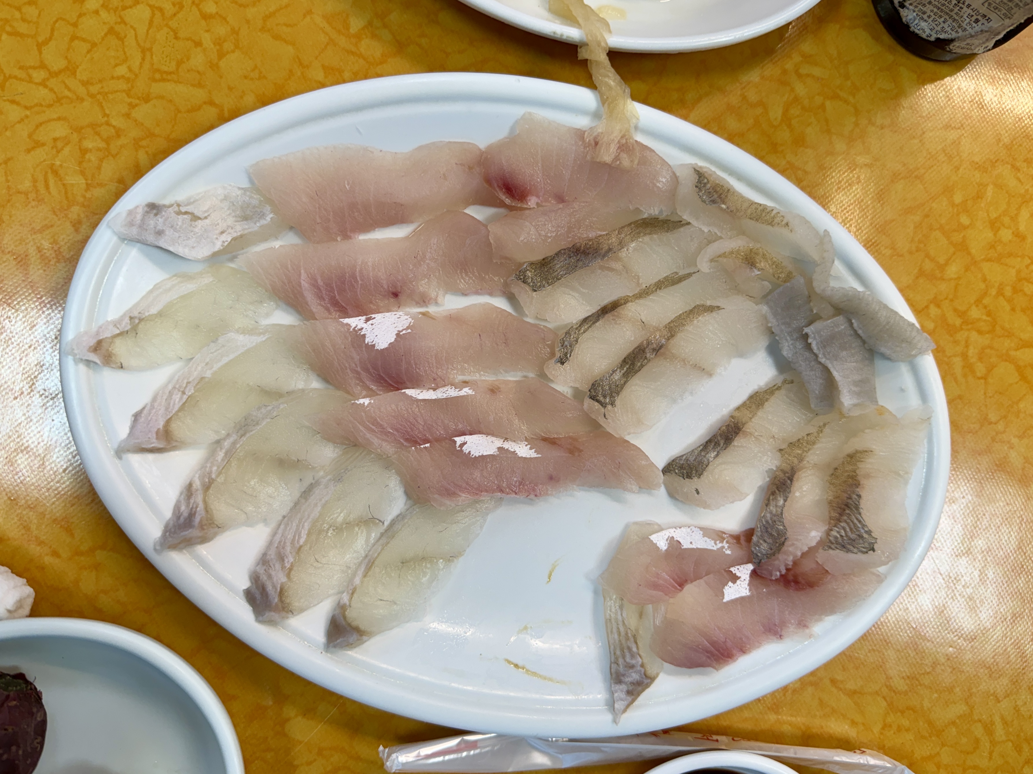 Our raw fish platter