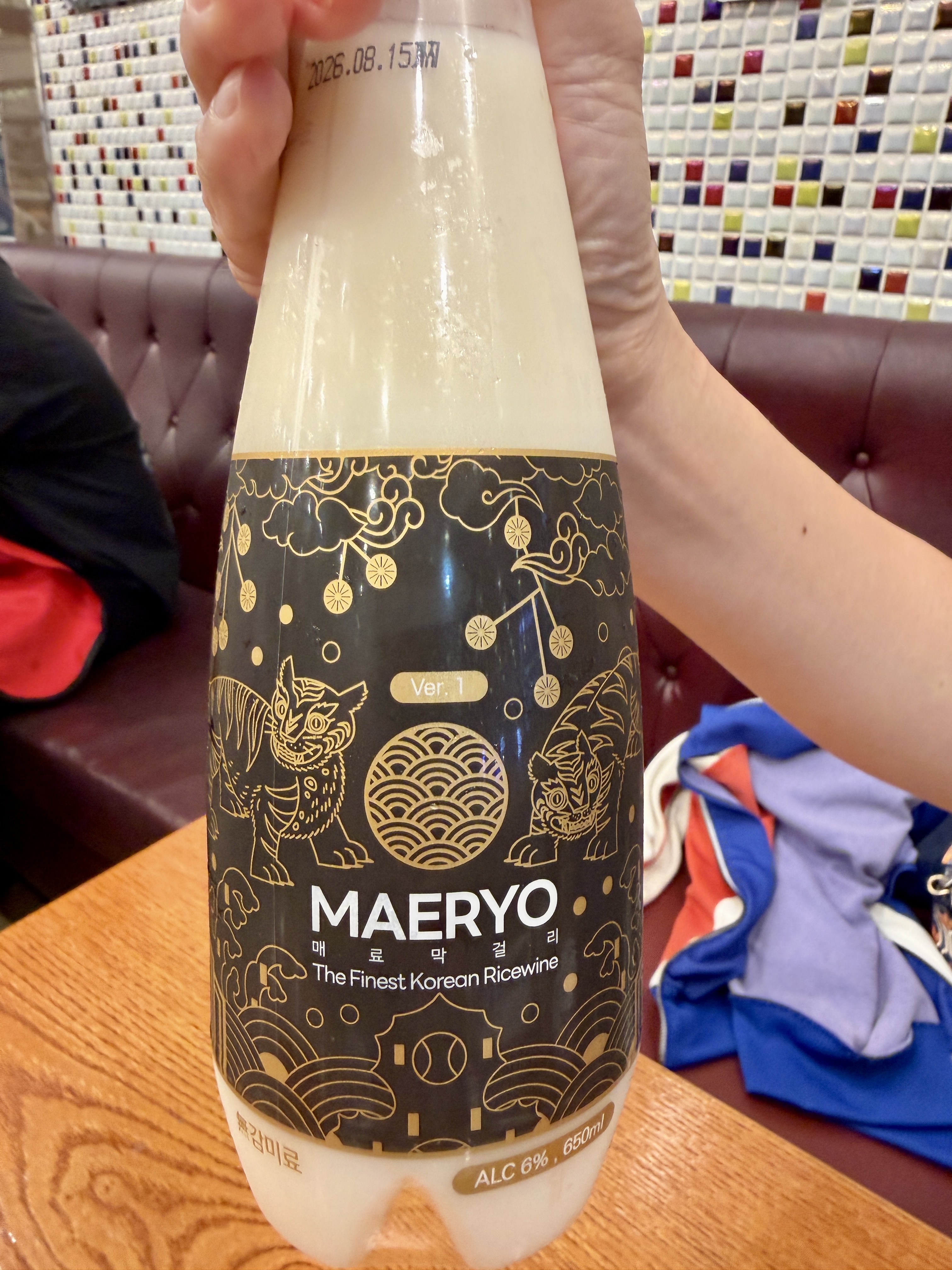 How did we forget to have makgeolli?!?