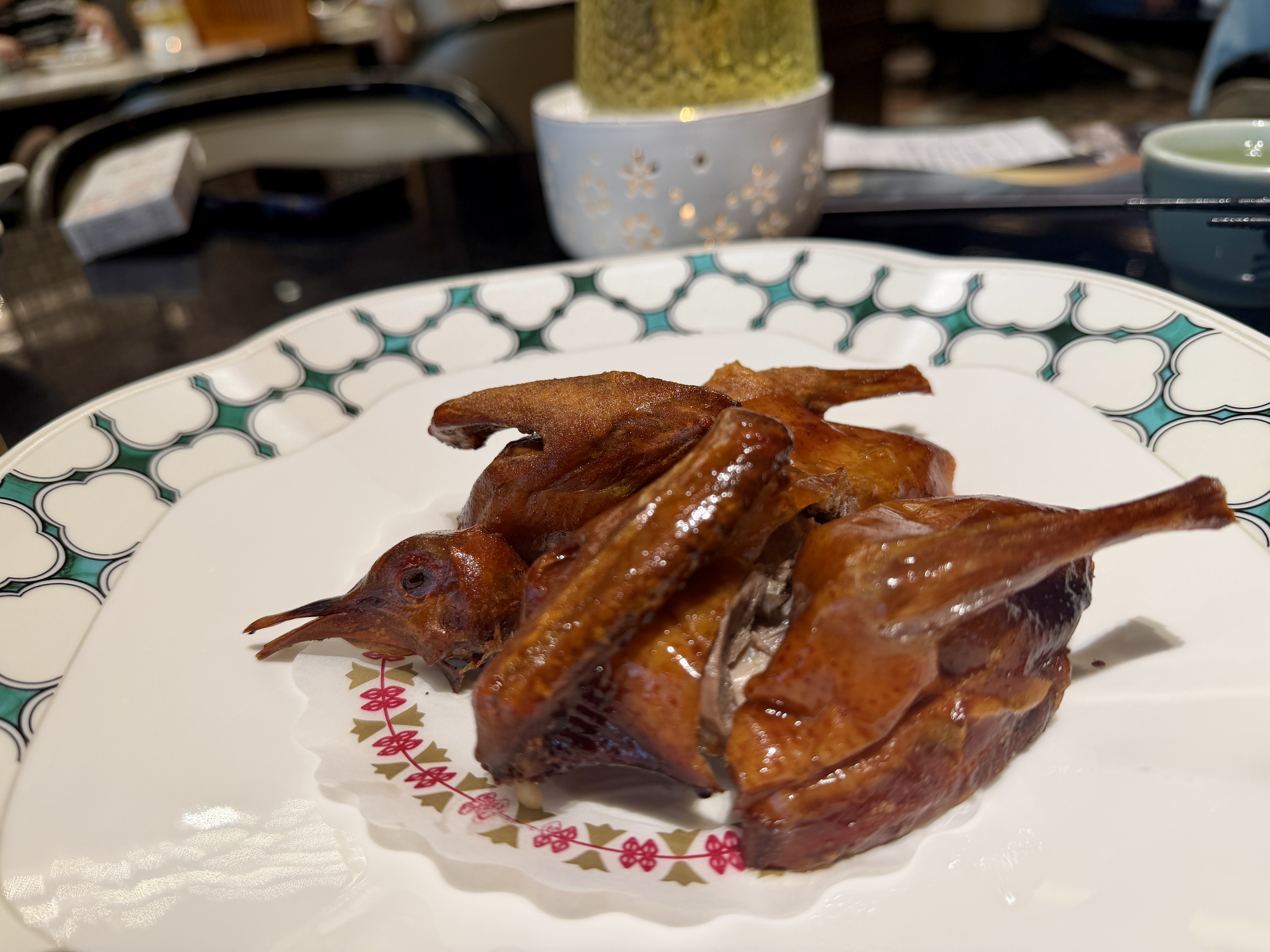 Roasted pigeon