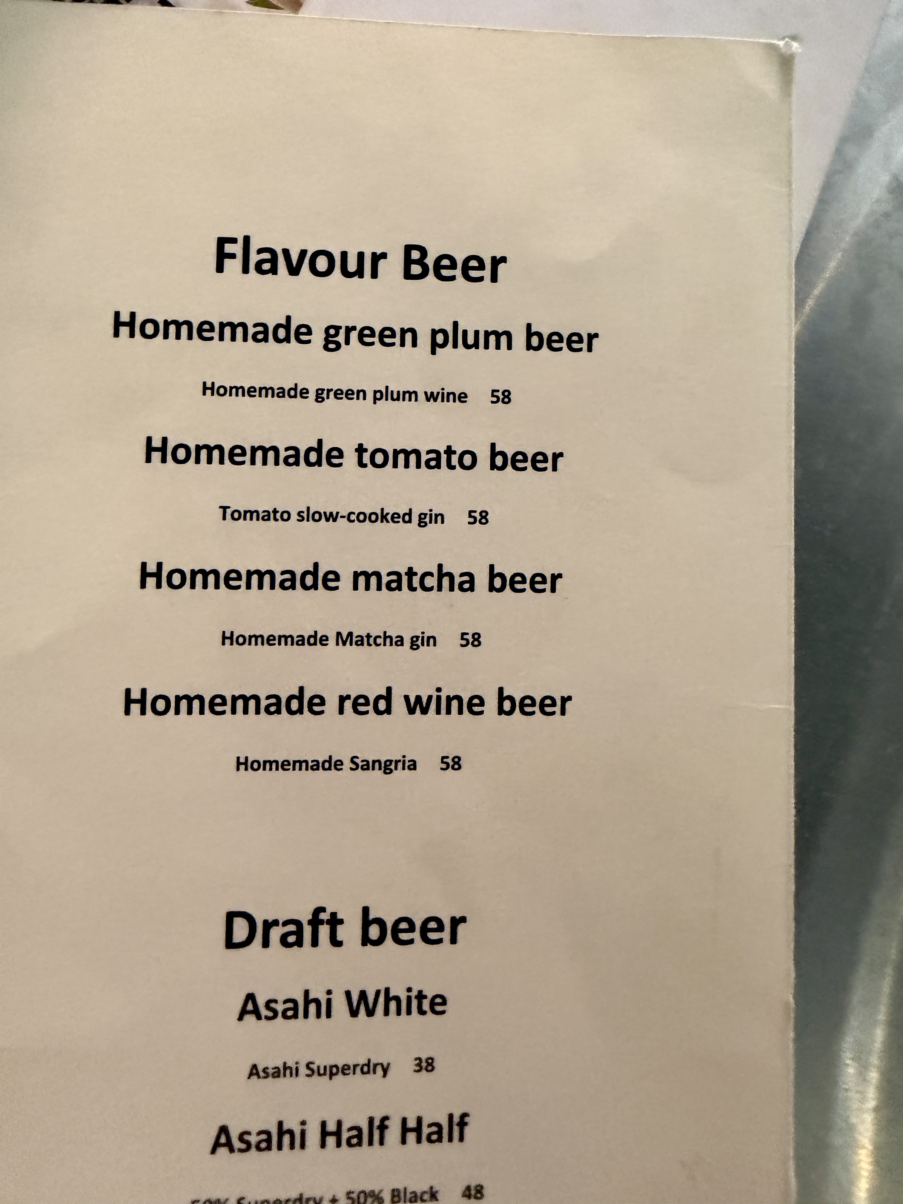 So is it beer, gin, or wine?