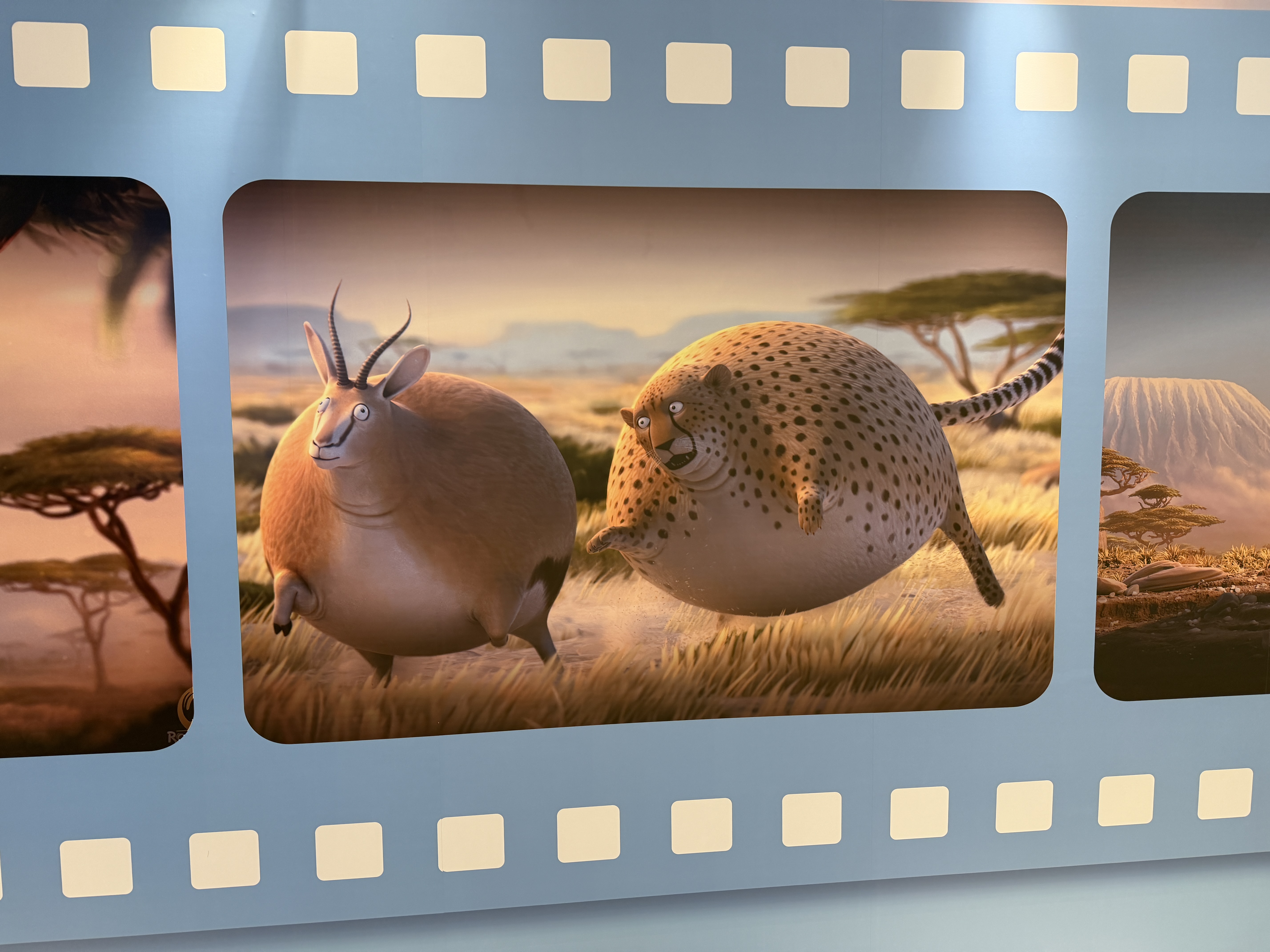 A movie about round animals in the mall