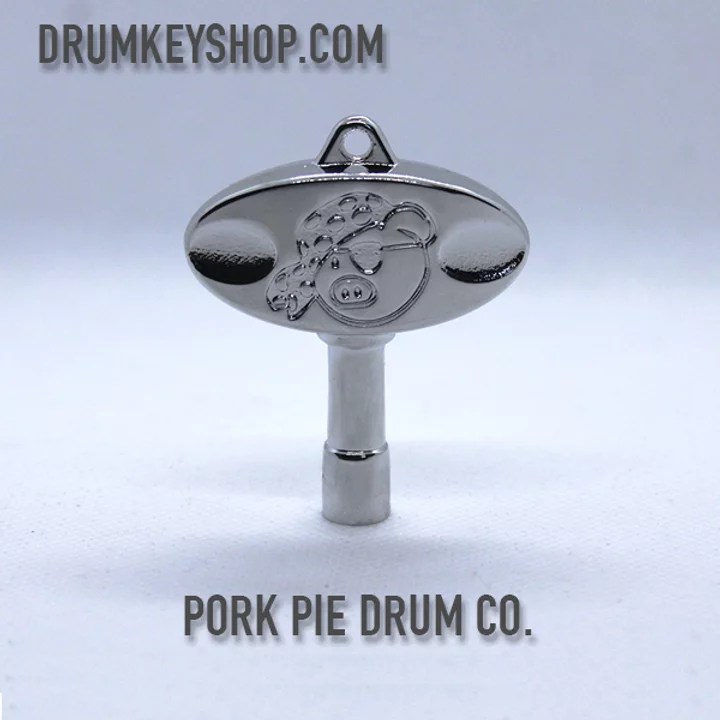 Pork Pie Drum Company Signature Drum Key Chrome Drummer's Journey