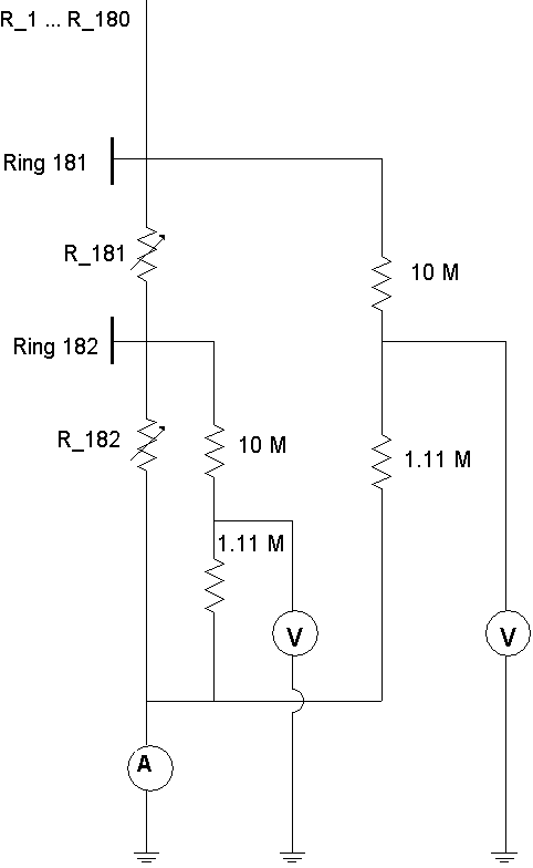 Resistor Box At The End Of The Field Cage Chain The Star
