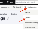 Basic Site Settings Illinois Drupal Framework Illinois