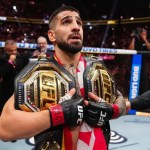 Ilia Topuria noquea a Charles Oliveira en dos minutos y se corona como leyenda de la UFC