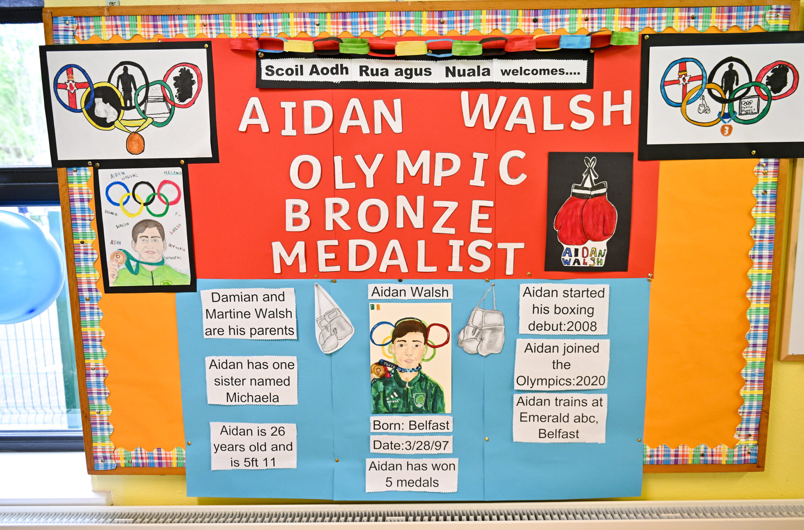 Dare to Believe Olympic Schools Programme  Visit with Aidan Walsh