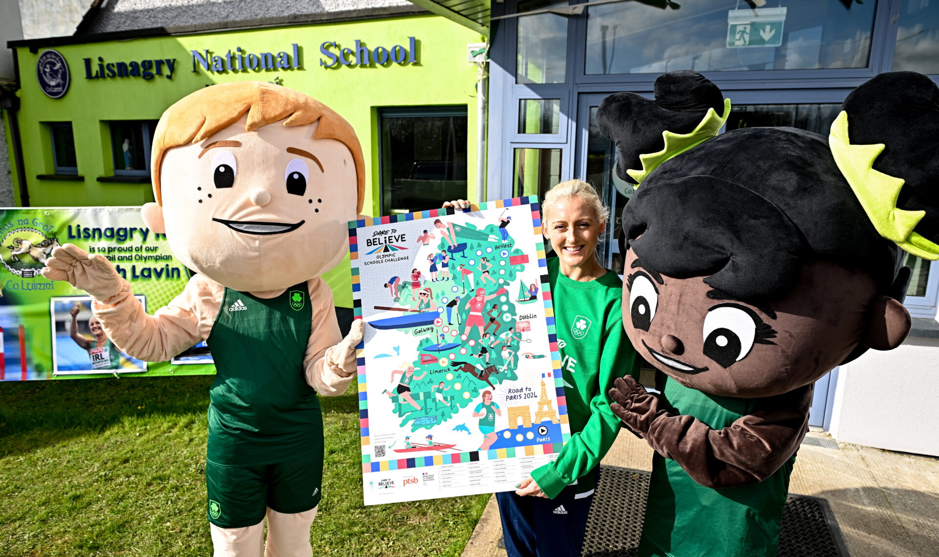 Dare to Believe Olympic Schools Programme  Visit with Sarah Lavin