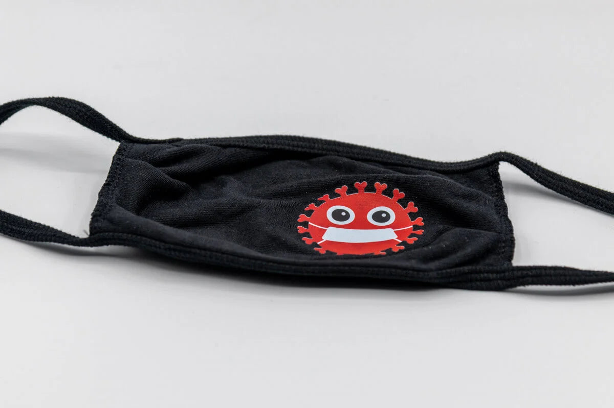 6. Masks - Like hats, masks are an excellent add-on to an order. You already have the artwork at this point, so shrink it down and slap it on a mask.