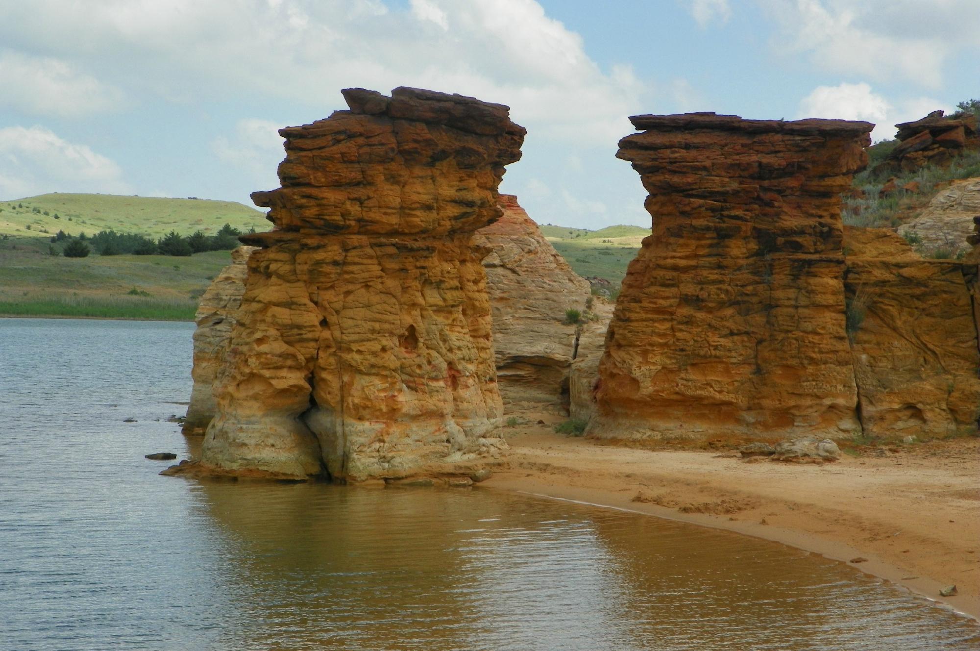 Take a camping trip this spring to wilson state park in kansas