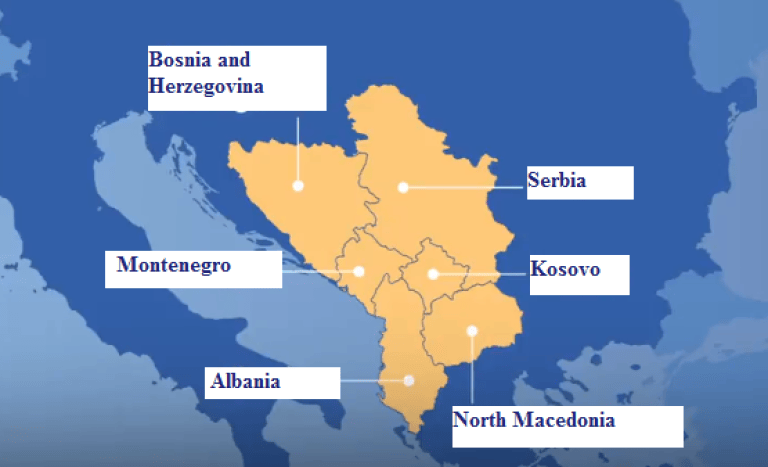 Human Rights Watch Scolds UK Aims To Set Up Return Hubs In W Balkans Balkan Map 768x467 